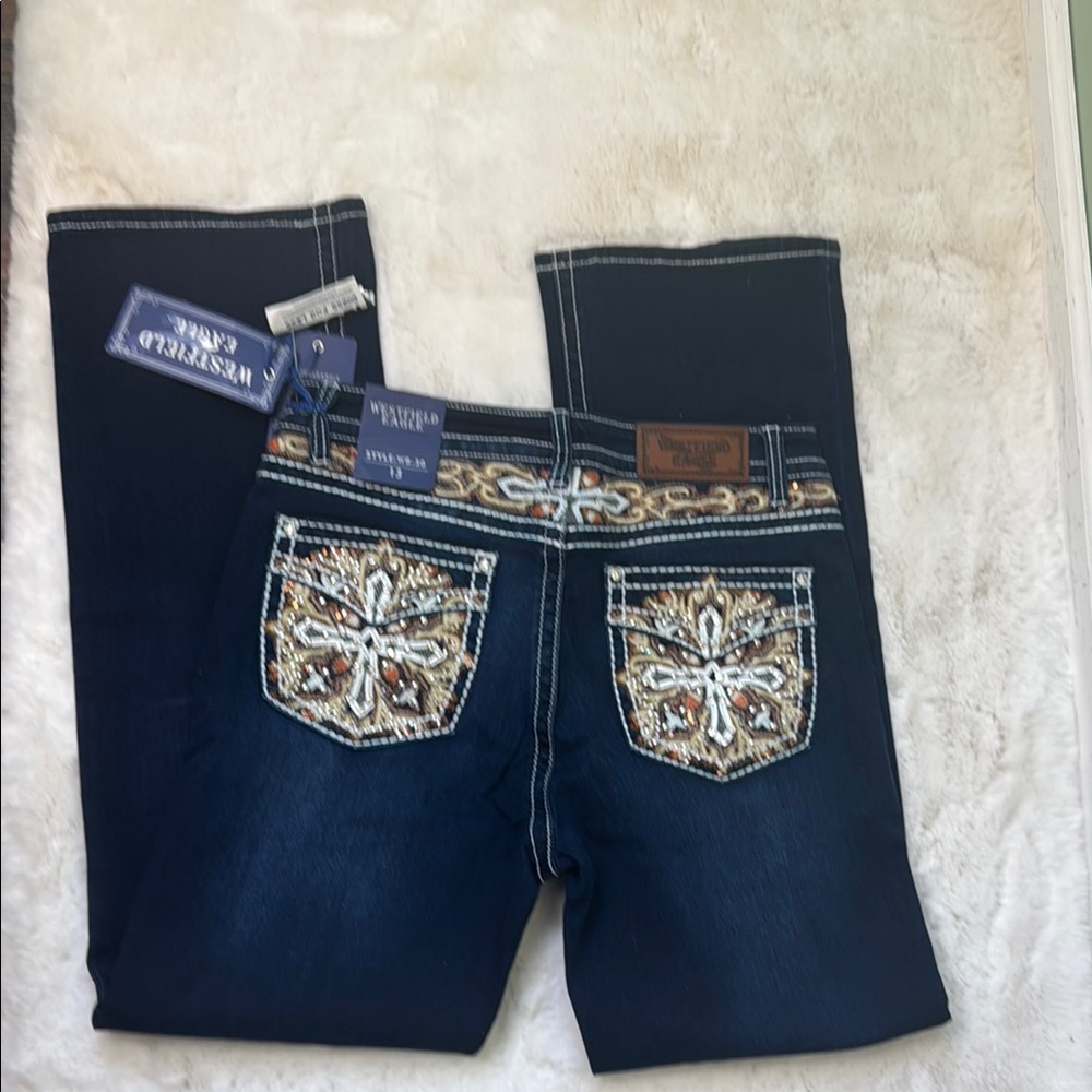 NWT Westfield, Eagle, dark denim jeans, size 13